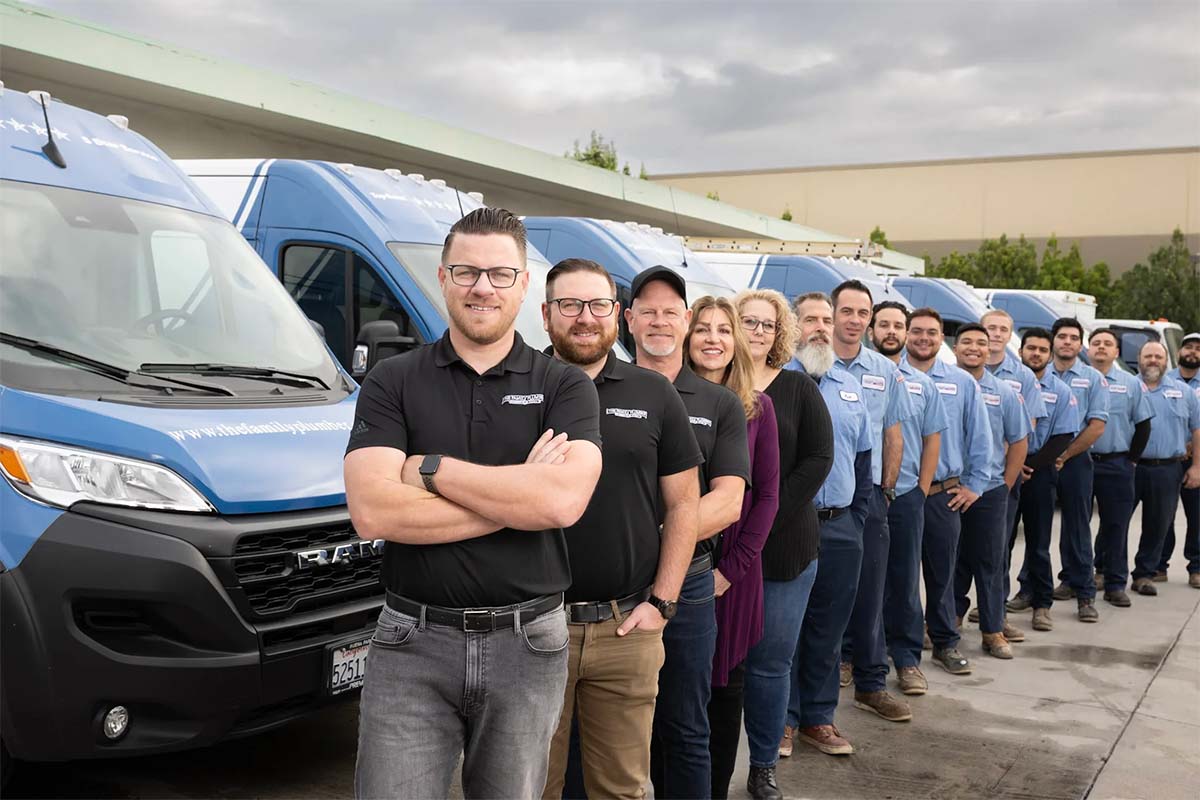 L'équipe du plombier familial